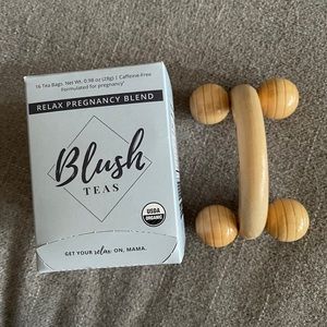Pregnancy bundle- blush teas and wooden massager